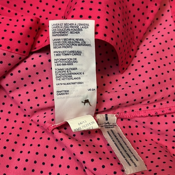 ✨ MAKE OFFER ✨ TOMMY HILFIGER POLKA DOT BLOUSE - Picture 4 of 9